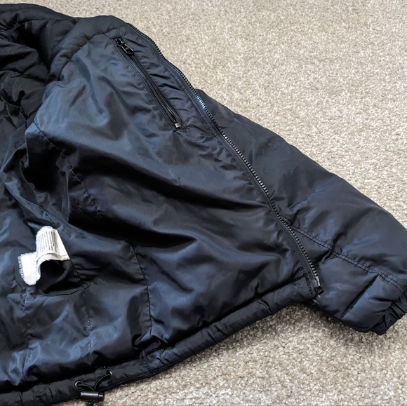 Columbia duck down short quilted puffer jacket black - Picture 10 of 16